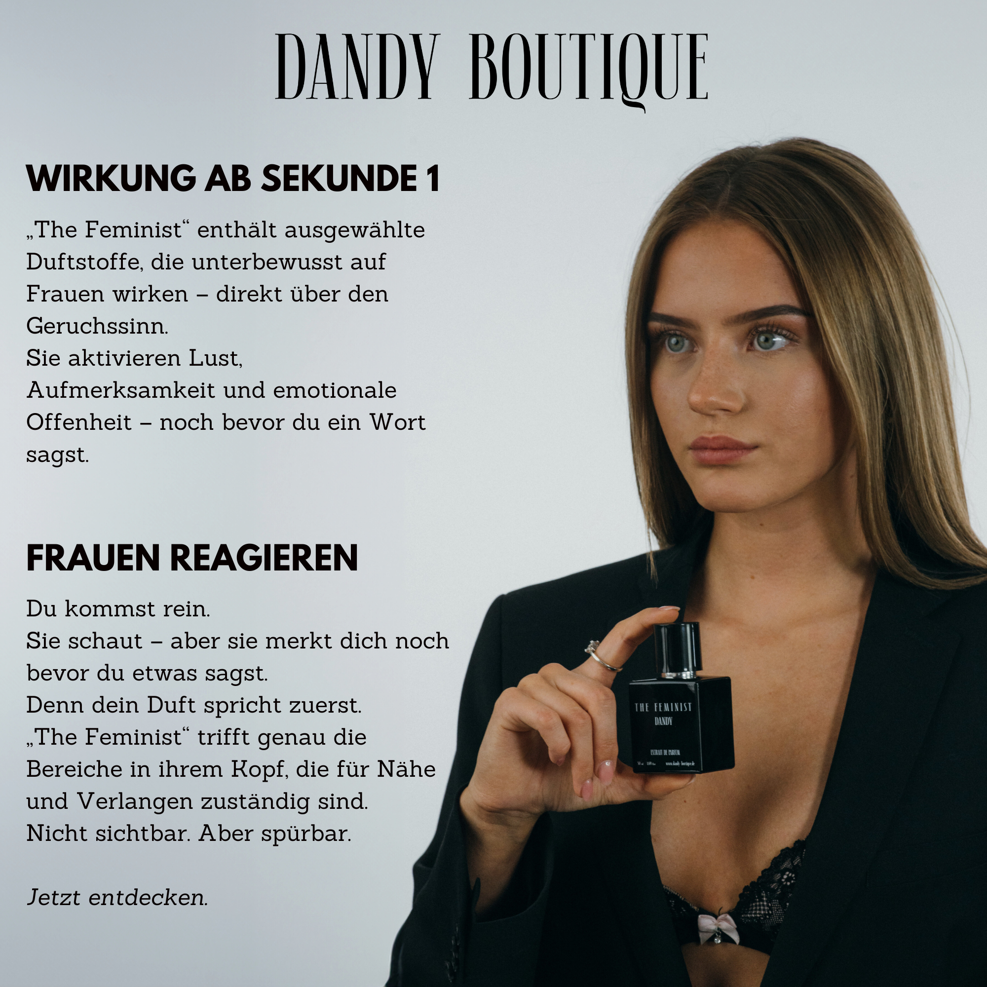 THE FEMINIST 2.0 Herrenparfüm, Frauenanziehend & Exklusiv