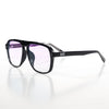 Brille "Toni" - Schwarzer Rahmen, Violettes Glas - Limited Edition